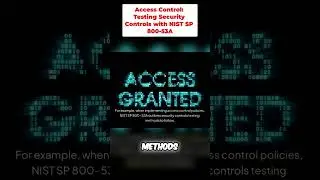 Access Control: Testing Security Controls with NIST SP 800-53A