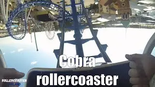 Cobra roller coaster bodycam ONRIDE rolls loops forward and backwards