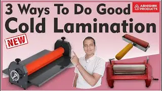 ✨ 3 Simple Ways to Do Cold Lamination to make Stickers, Acrylic Lamination | AbhishekID.com