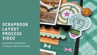 Scrapbook Layout Process Video//BRAND NEW Color Me Happy//Simple Stories