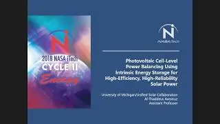 2018 NASA iTech Cycle II Energy - Univ of Michigan and Unified Solar
