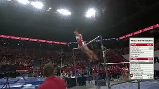 Hailey Klein 9.875 Bars Arkansas vs Georgia 2-6-26