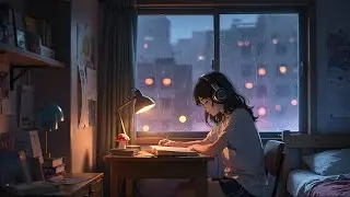 Rainy Window Lofi &ndash; Deep Focus & Calm 🌧️ ( Rain + Loop 1 hour )
