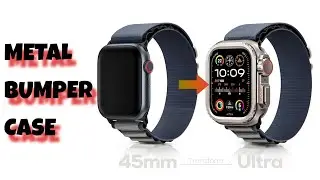BEYSIC Metal Bumper Case Compatible for Apple Watch. #applewatch #applewatchultra #smartwatch