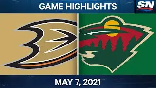 NHL Game Highlights | Ducks vs. Wild - May 7, 2021