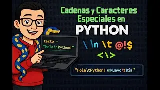 No. 4 Cadenas y Caracteres especiales en Pyhon | Curso de Python desde Cero