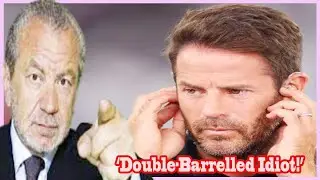 Alan Sugar warns 'double barrelled idiot' Jamie Redknapp he's 'coming for' him
