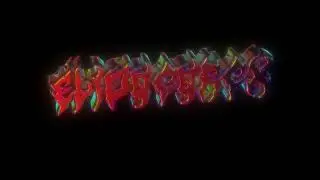 Chrome text animation blender