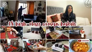 18 high-class woman habits you can practice even while staying at home—simple, elegant, powerful.