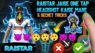 Raistar Jaise One Tap Headshot Kaise Mare | Raistar Secret Tricks Revealed |😲 Free Fire 🔥