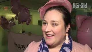 Dana Farber throws pig party for pediatric cancer patients
