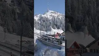 Mesmerizing Drone Flight Over Rigi Railway: Swiss Majesty Unveiled #switzerland  #aerial #dji #drone