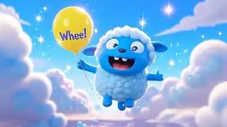 Baa Baa Blue Sheep&rsquo;s Balloon Ride | Sky Adventure Rhyme for Kids |  Rhymes & Songs for Children