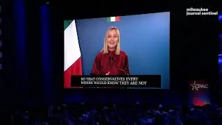Giorgia Meloni CPAC speech calls for unity between US and Europe after Donald Trump tariff threats