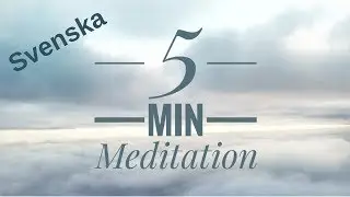 5 min meditation | Guidad kroppsscanning | Relax with me
