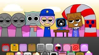 Sprunki Cendi  New Video Raddy Owakcx Raddy Gray x Casi Mod #sprunki #incredibox