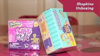 UNBOXING SHOPKINS WILD STYLE SEASON 9 PET PODS AND SHOPKINS HAPPY PLACES