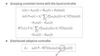 Adaptive Architectures for Distributed Control of Large Scale Modular Systems