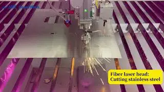 [LaserMen]9-in-1 laser processing system cutting 2MM stainless steel