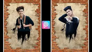 PicsArt Wall Portrait Effect | PicsArt Editing Tutorial | PicsArt Photo Editing