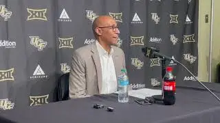 UCF Knights basketball coach Johnny Dawkins on 1st-half run vs FGCU