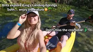 King&rsquo;s Landing, Florida | Kayaking Our First Natural Springs (Crocodiles Included🐊!)