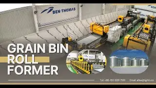 Silo corrugated panel machine production line / Steel grain bin silo production line
