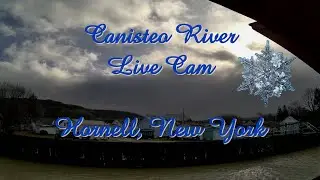 Canisteo River Live Cam 24/7 - Hornell, New York - 1-7-2026