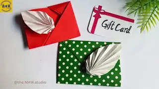 2 Creative Paper Gift Card Envelope/Money Envelope Ideas to WOW Your Friends!