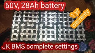 60v 28Ah lithium battery 21700 new cells #21700 #muhammadmuzammil #jkbms #diy