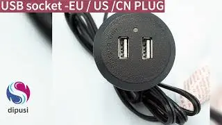 Round USB socket - EU/US/CN plug -Socket manufacturer factory