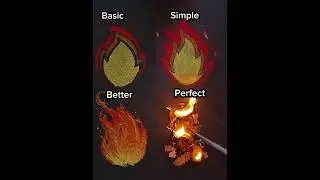 How to Draw FIRE (Realistic Fire)🔥 #shorts #fire #art