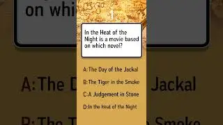 Which novel is the movie In the Heat of the Night based on?