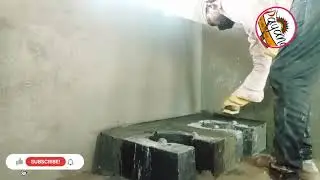 Cement plastering ,Oxsaid flooring#black oxsaid flooring#out house 🏡,sma#construction #youtubeshorts