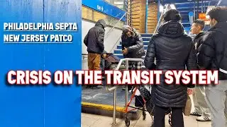 SERIOUS ISSUES ON THE TRAIN AND TRAIN STATIONS IN PHILLY AND NEW JERSEY || SOMETHING HAS TO BE DONE