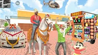 🤩 Franklin Ki Shadi Me Dj pe Dance Kiya Hulk Doraemon 🥳Indian Theft Auto Indian Bikes Driving Game🎯 