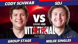 Nounsvitational 2025 - Cody Schwab (Fox) Vs. SDJ (Jigglypuff) Smash Melee - SSBM