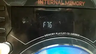 Som Panasonic Erro F76 desligando sozinho