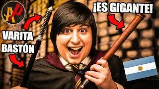 Bastón Con Varita de Narcissa Malfoy Y Una Varita GIGANTE 100% Madera y Metal | ArgenPotter