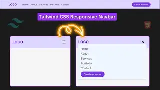 New Trick to Create a Responsive Navbar/Sidebar with HTML and Tailwind