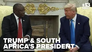 South African president hopes to mend relationship with Trump in White House meeting