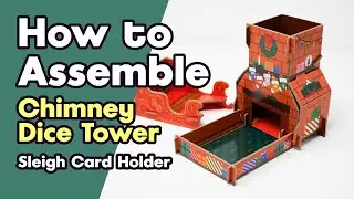 Holiday Hills: как собрать башню для игральных костей &laquo;Каминная труба&raquo; и держатель для карт &laquo;Сани&raquo;