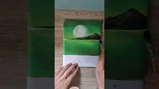 easy ##watercolor night campaign ##painting ##