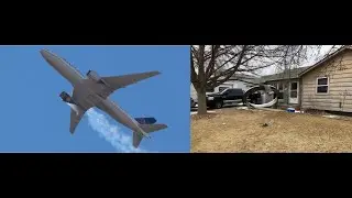 Boeing 777 blows engine in mid flight and dropped metal debris near Broomfield