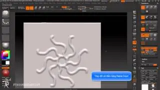 Zbrush: thay đổi pivot (tâm đối xứng)