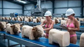 How Buffalo Fat Becomes Industrial Tallow | Inside the Modern Buffalo Meat Protein Factory Process