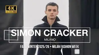 SIMON CRACKER Homme Automne/Hiver 2025/26 : Luxe et Parodie &agrave; la MFW