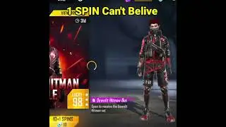 I got new diamond royale in just 1 spin | Free Fire new diamond royale combination | #shorts #shorts