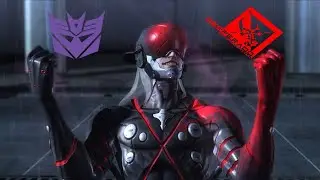 Metal Gear Rising - Monsoon fight with Insecticon theme from Transformers: Devastation