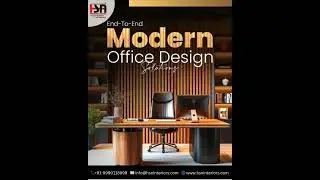 Modern Office Makeover: Stylish End-to-End Interior Solutions by HSN Interiors